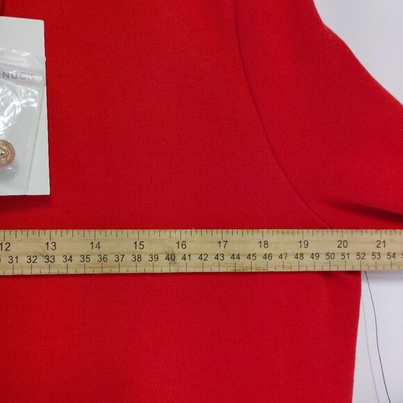 Tuckernuck Francoise Ponte Knit Mini Dress Red XL - Picture 8 of 10